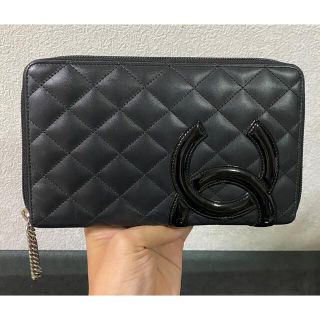 シャネル(CHANEL)のCHANEL シャネル A48660ココマークカンボンラインオーガナイザー長財布(財布)