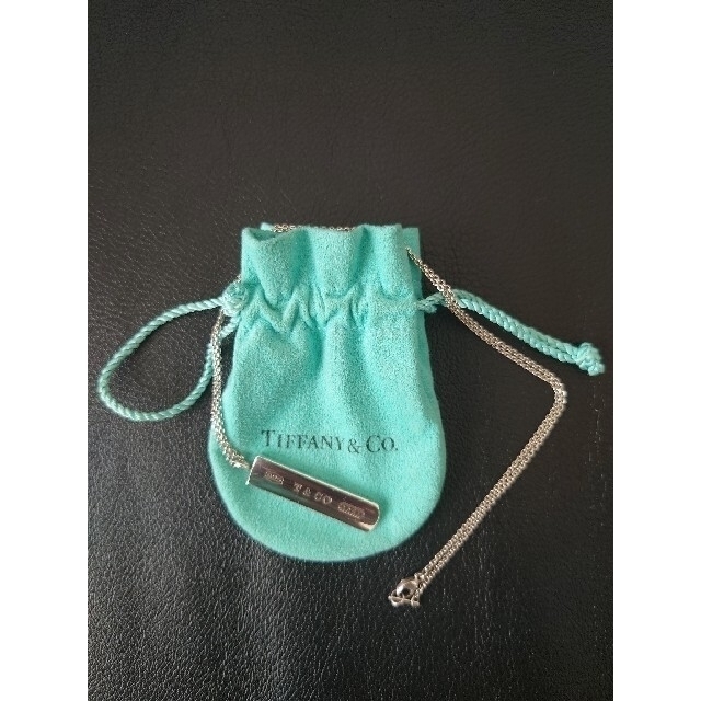 【美品】TIFFANY&Co/バートップネックレス