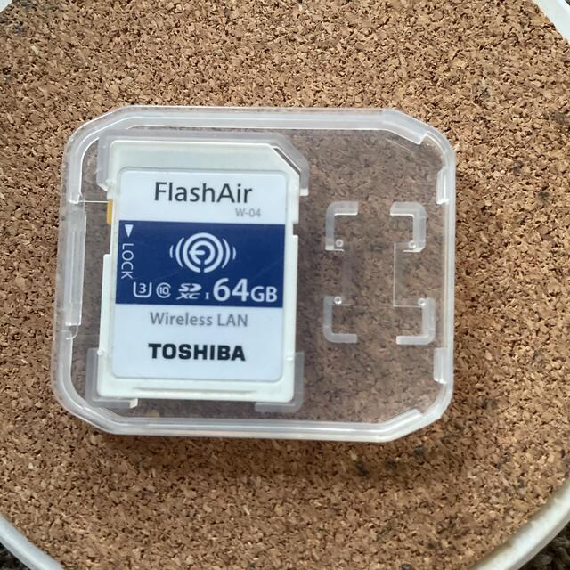 FlashAir TOSHIBA wireless LAN 64GB SDカード