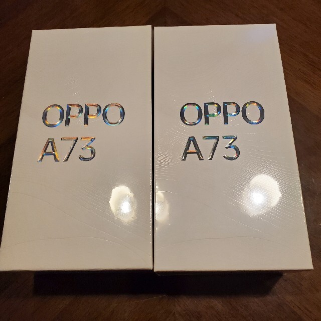 OPPO A73 ダイナミックオレンジ　×2台セットスマートフォン/携帯電話