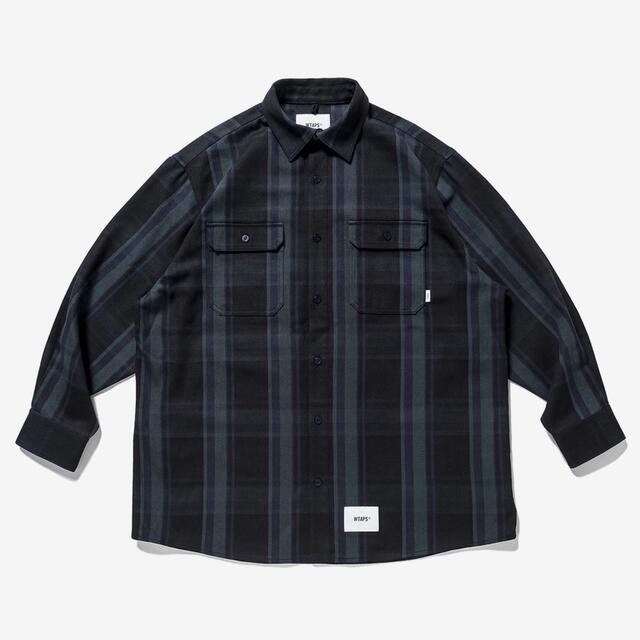 XL WTAPS DECK LS COTTON FLANNEL TEXTILE