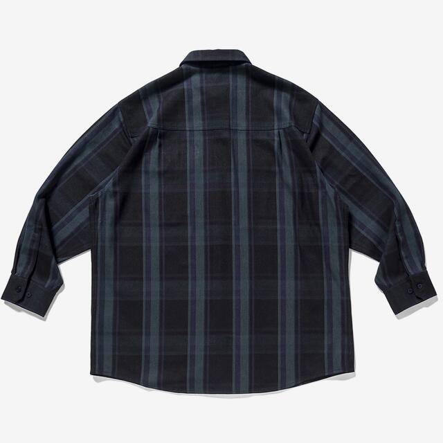 XL WTAPS DECK LS COTTON FLANNEL TEXTILE