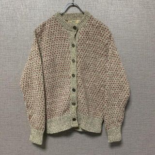 エルエルビーン(L.L.Bean)のレア　80s ビンテージ　エルエルビーン　バーズアイ　used アメリカ古着(ニット/セーター)