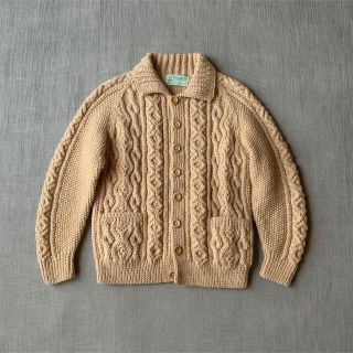 インバーアラン(INVERALLAN)の美品 INVERALLAN インバーアラン 3A カーディガン ベージュ(カーディガン)