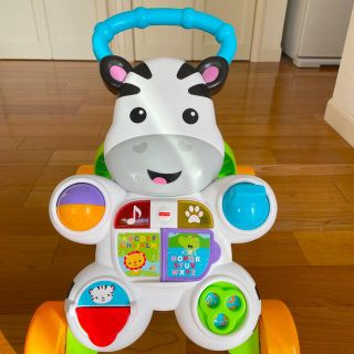 フィッシャープライス(Fisher-Price)のしまうま　赤ちゃん　バギー　つかまり立ち(手押し車/カタカタ)