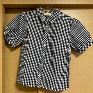 ダブルクローゼット(w closet)のw closet チェックシャツ(シャツ/ブラウス(半袖/袖なし))