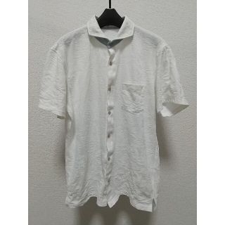 ボイコット(BOYCOTT)のBOYCOTT 総柄 半袖 シャツ サイズ３ 白 ホワイト ボイコット 古着 服(シャツ)