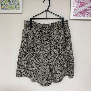 ハーフパンツ ヒョウ柄(ショートパンツ)