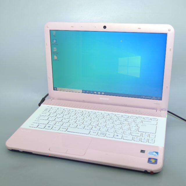 快適容量4GBストレージピンク ノートPC VPCEA45FJ 4GB 500GB RW 無線