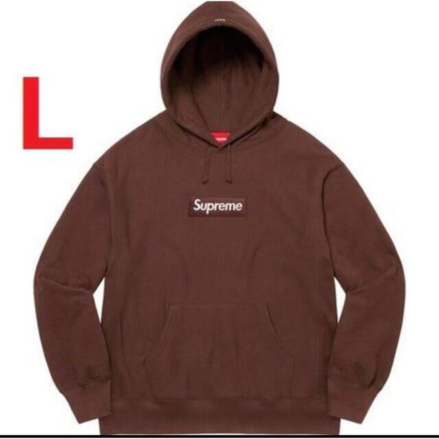 supreme Box Logo Hooded Sweatshirt L