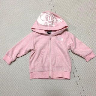 ザノースフェイス(THE NORTH FACE)のノースフェイス リアビューフルジップパーカー 可愛いピンク 80(ジャケット/コート)