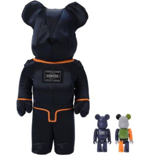 ポーター(PORTER)のBE@RBRICK TANKER IRON BLUE 100% & 400%(その他)