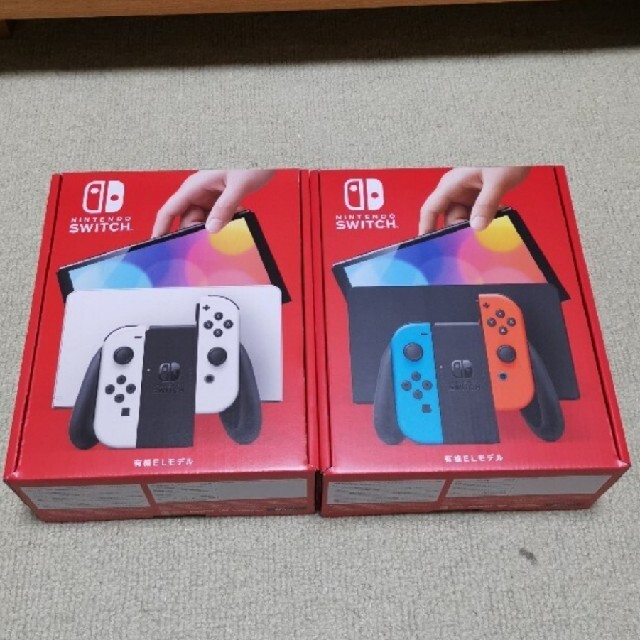 新品 Nintendo Switch 有機ELモデル ネオン 即発送 2台セット-