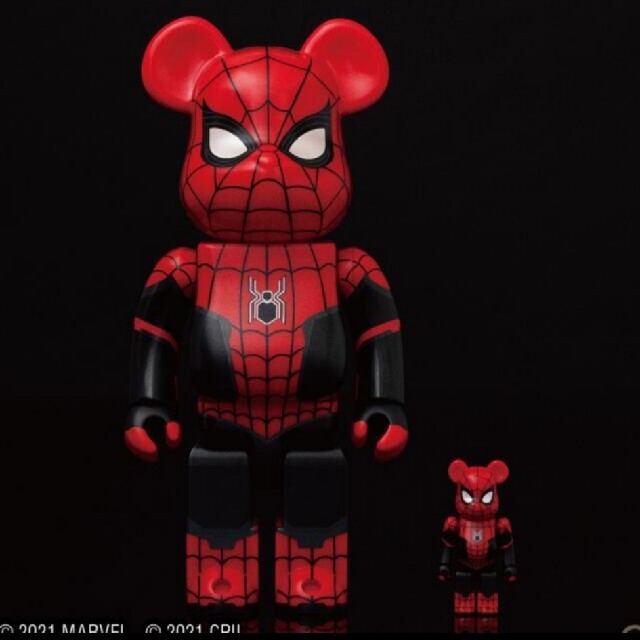 BE@RBRICK SPIDER-MAN UPGRADED SUIT 100%