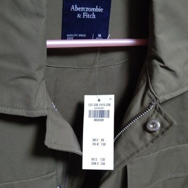 Abercrombie&Fitch(アバクロンビーアンドフィッチ)のAbercrombie&Fitchユーティリティージャケット メンズのジャケット/アウター(ミリタリージャケット)の商品写真