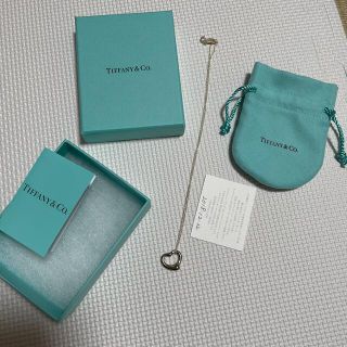 ティファニー(Tiffany & Co.)のティファニーオープンハートショッパーつき(ネックレス)