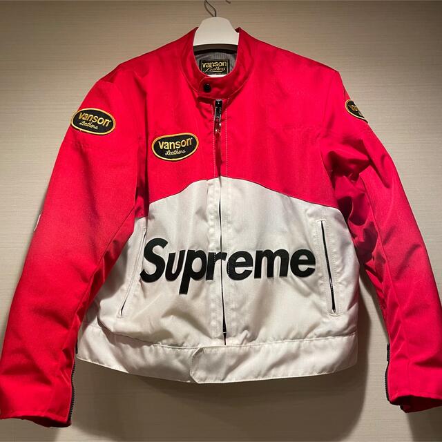 Supreme(シュプリーム)のシュプリーム バンソン レザーズ コーデュラ ジャケット "レッド" メンズのジャケット/アウター(ブルゾン)の商品写真