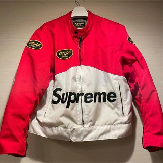 シュプリーム(Supreme)のシュプリーム バンソン レザーズ コーデュラ ジャケット "レッド"(ブルゾン)