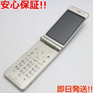 パナソニック(Panasonic)の良品中古 P-01E シャンパンゴールド (携帯電話本体)