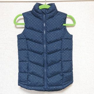 ギャップキッズ(GAP Kids)のキッズダウンベスト ネイビー【130cm】(ジャケット/上着)