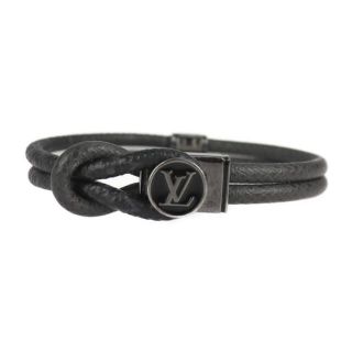 ルイヴィトン(LOUIS VUITTON)のLOUIS VUITTON ルイ ヴィトン  ブラスレ ループイット ブレスレット M6780 モノグラムエクリプス タイガ メタル ブラック系 グレー系   ビトン 【本物保証】(ブレスレット)