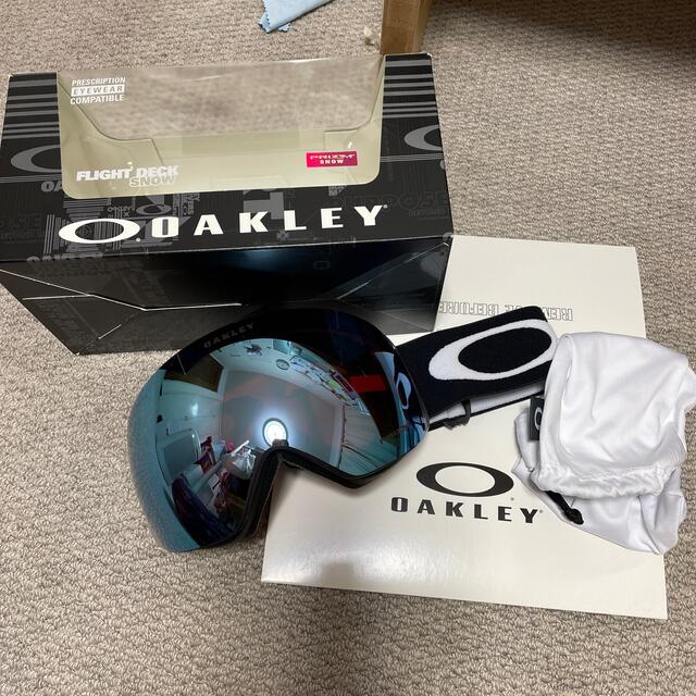 新品未使用　OAKLEY＊FLIGHT DECKゴーグルサファイアイリジウム