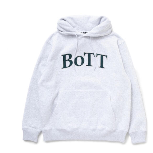 専用BoTT OG Logo Pullover Hood XXL ash グレー - パーカー