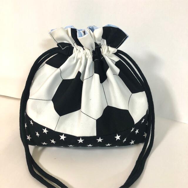 男の子❤︎お弁当袋❤︎サッカー星 ハンドメイドのキッズ/ベビー(外出用品)の商品写真