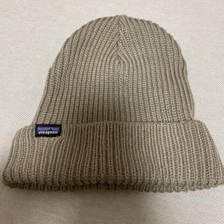 パタゴニア(patagonia)のpatagonia ニット帽　ベージュ✳︎(ニット帽/ビーニー)