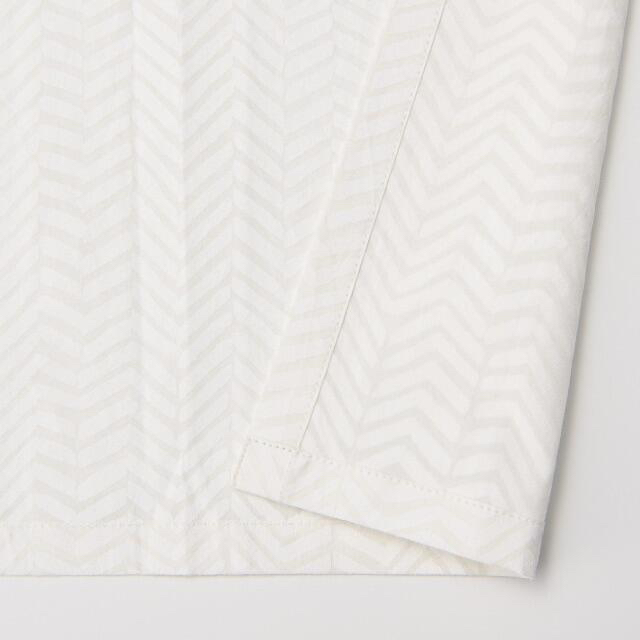 MUJI (無印良品)(ムジルシリョウヒン)の無印良品　インド綿　ホワイトの布　白い布　 インテリア/住まい/日用品のカーテン/ブラインド(のれん)の商品写真