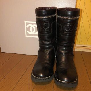 CHANEL エンジニアブーツ 37 黒-hybridautomotive.com