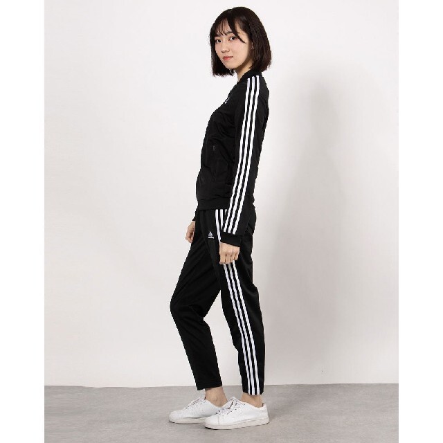 adidas(アディダス)のXL アディダス レディース ジャージ上下 セットアップ ブラック 黒 新品 レディースのレディース その他(その他)の商品写真