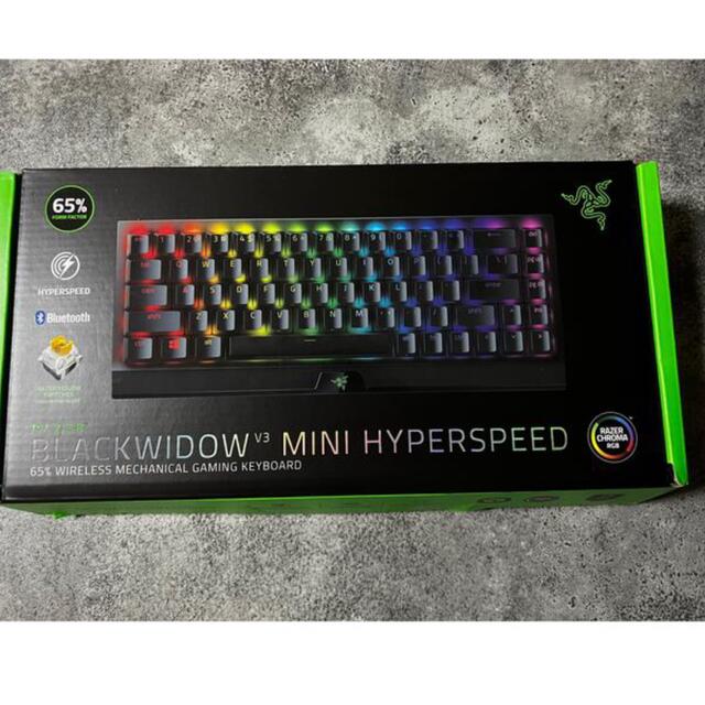 LAZER(レイザー)の【極美品】RAZER BLACKWIDOW V3 MINI  スマホ/家電/カメラのPC/タブレット(PC周辺機器)の商品写真