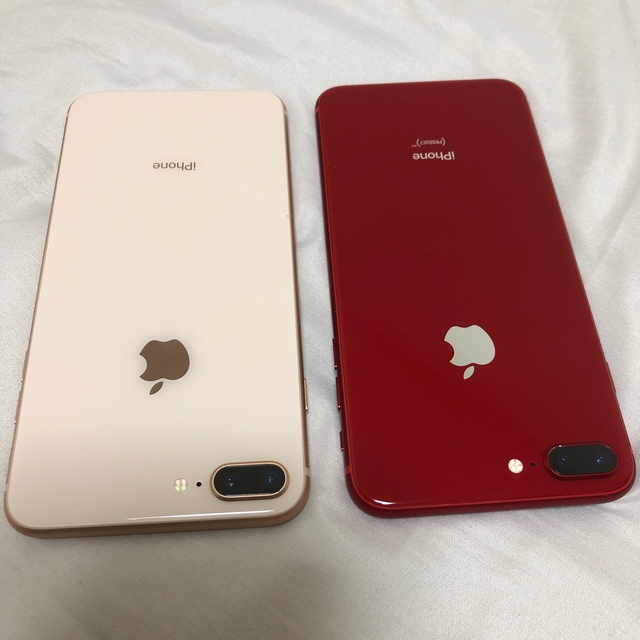 iPhone(アイフォーン)のSIMフリー iPhone8 Plus 64GB 2台セット スマホ/家電/カメラのスマートフォン/携帯電話(スマートフォン本体)の商品写真