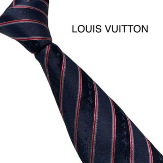 ルイヴィトン(LOUIS VUITTON)の美品　LOUIS VUITTON ルイヴィトン　ネクタイ　モノグラム　ダミエ(ネクタイ)