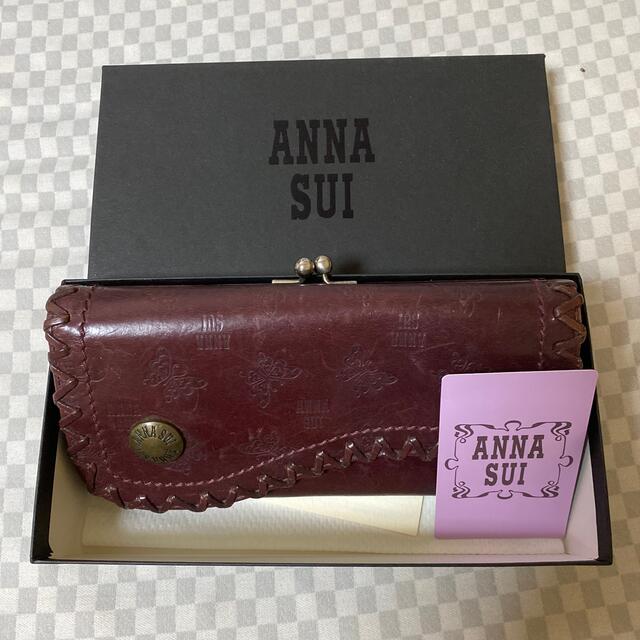 ANNA SUI   がま口長財布　チャーム付き(説明文を確認して下さい)