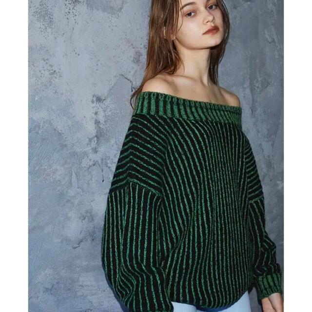 ALEXIA STAM(アリシアスタン)のJUEMI Poison Color Knit レディースのトップス(ニット/セーター)の商品写真