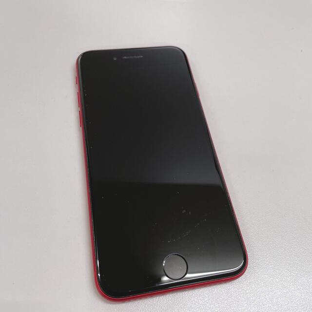 Apple(アップル)のiPhone SE 2nd red 64GB(値下げ中！) スマホ/家電/カメラのスマートフォン/携帯電話(スマートフォン本体)の商品写真