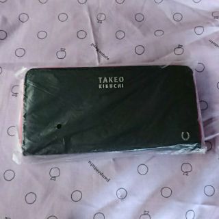 タケオキクチ(TAKEO KIKUCHI)の新品未使用／TAKEO KIKUCHI・長財布(黒)(長財布)