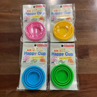 [未使用品]シリコンコップ　4個セット(グラス/カップ)
