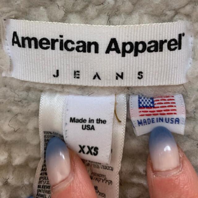 正規品★American Apparel アメアパ★ボアデニムジャケットXXXS