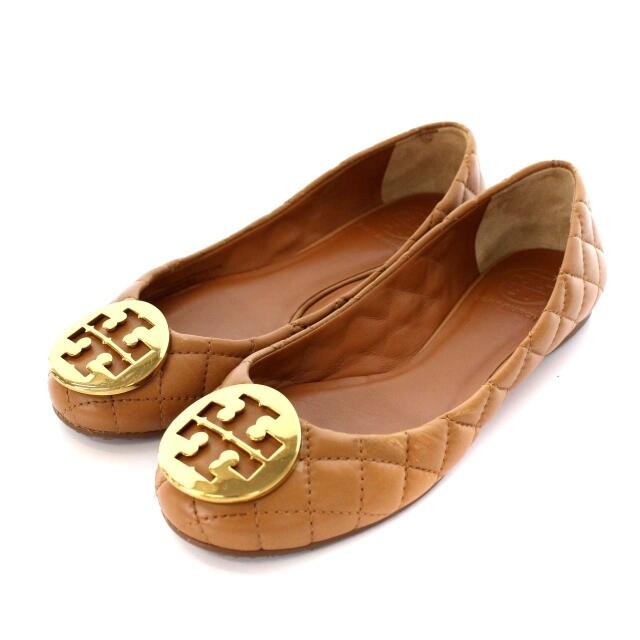 TORY BURCH トリーバーチ パンプス キルティング ブラウン 23