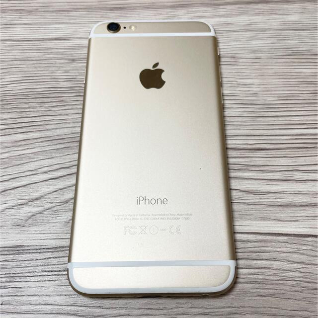 アップル・アイフォーン6・ゴールド・16ＧＢ・au・美品
