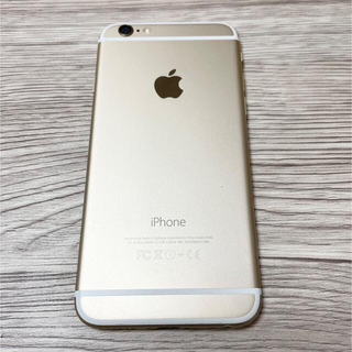アイフォーン(iPhone)の♡iPhone 6 ゴールド　16GB au版(携帯電話本体)