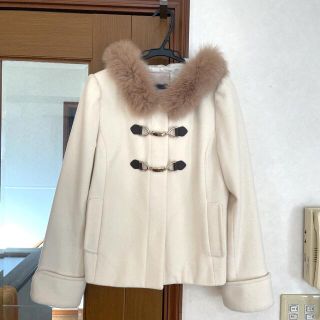 【美品】 Apuweiser-riche ダッフルコート 白 レディース