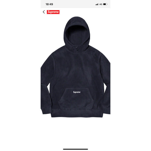 supreme Polartec Hooded Sweatshirt