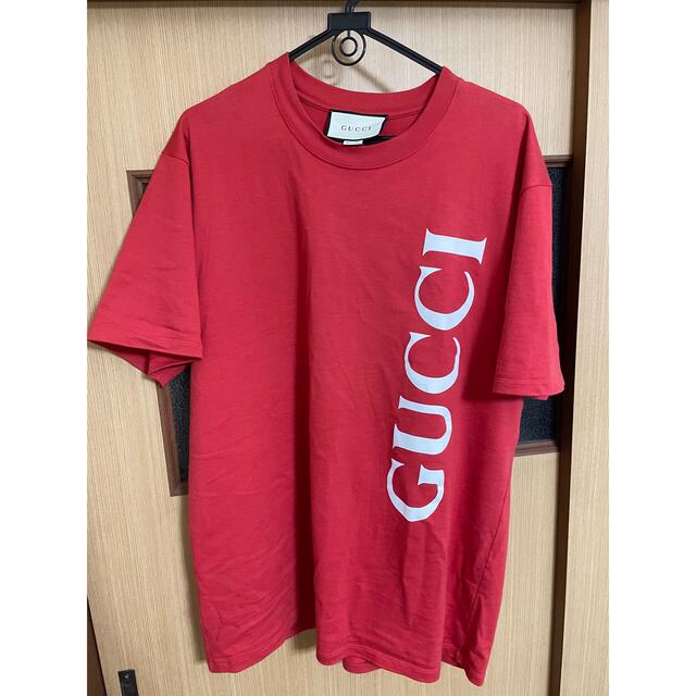 Gucci(グッチ)のGUCCI  レッドカラーTシャツ！値下げしました！ メンズのトップス(Tシャツ/カットソー(半袖/袖なし))の商品写真