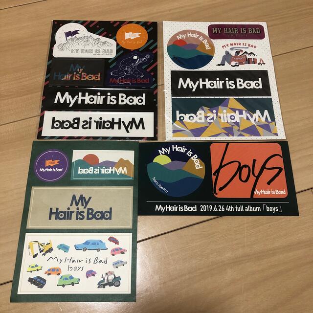 My Hair is Bad ステッカー エンタメ/ホビーのタレントグッズ(ミュージシャン)の商品写真