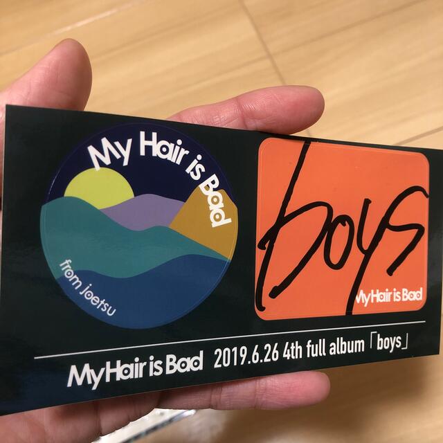 My Hair is Bad ステッカー エンタメ/ホビーのタレントグッズ(ミュージシャン)の商品写真