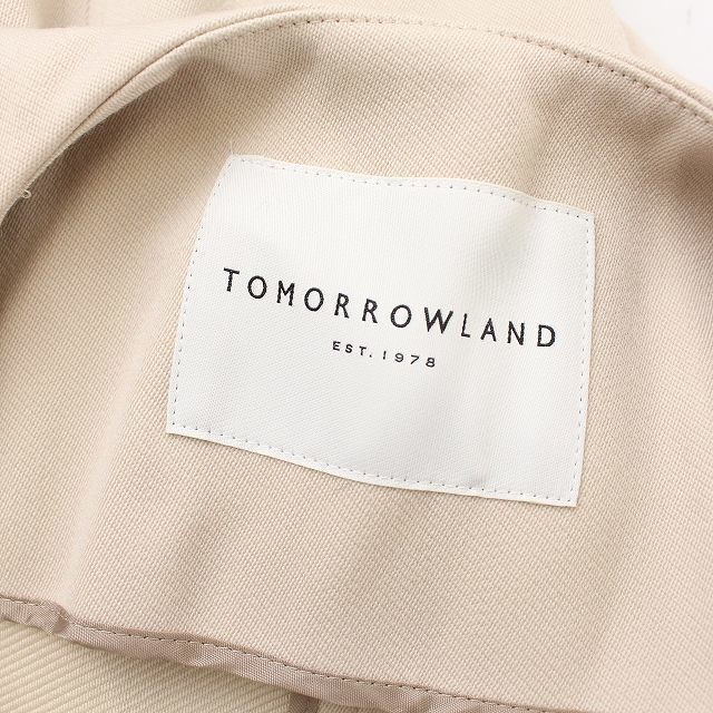 TOMORROWLAND(トゥモローランド)のトゥモローランド 19AW スプリングコート ベルト付き 36 S ベージュ レディースのジャケット/アウター(スプリングコート)の商品写真